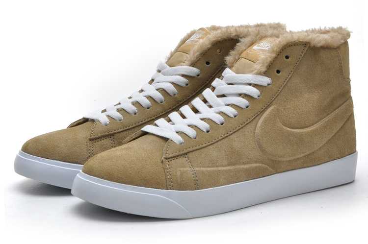 Nike Blazer High Fur Suede Le Meilleur Beau Nike Blazer Paris